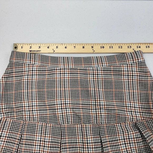 BB DAKOTA by Steve Madden Check The Time Skirt Size 8 Houndstooth Mini Skirt - Picture 12 of 13